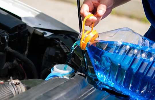 Production of liquids for vehicles